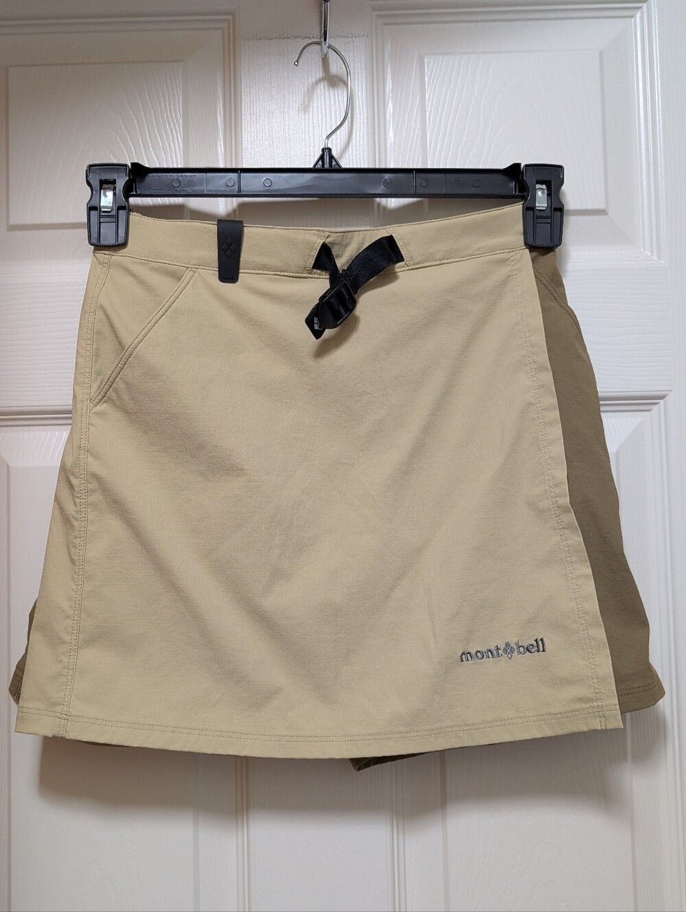 Mont-Bell O.D. Wrap Shorts Skirt skirt Size XS Khaki Tan Outdoors Hiking